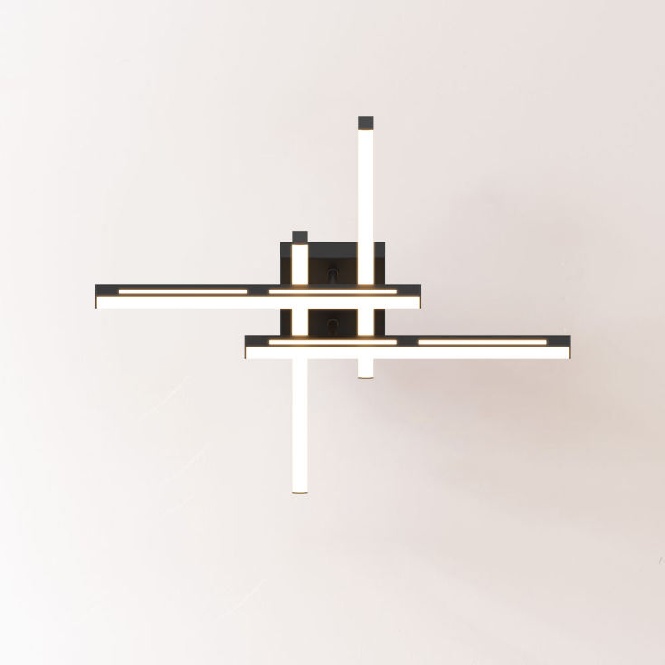 Irregular Surface Mounted Long Ceiling Light