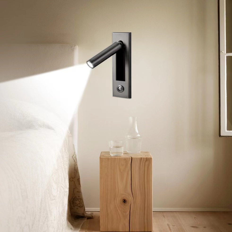 Classic Black Surface Mounted LED Wall Light